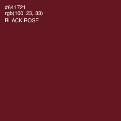 #641721 - Black Rose Color Image